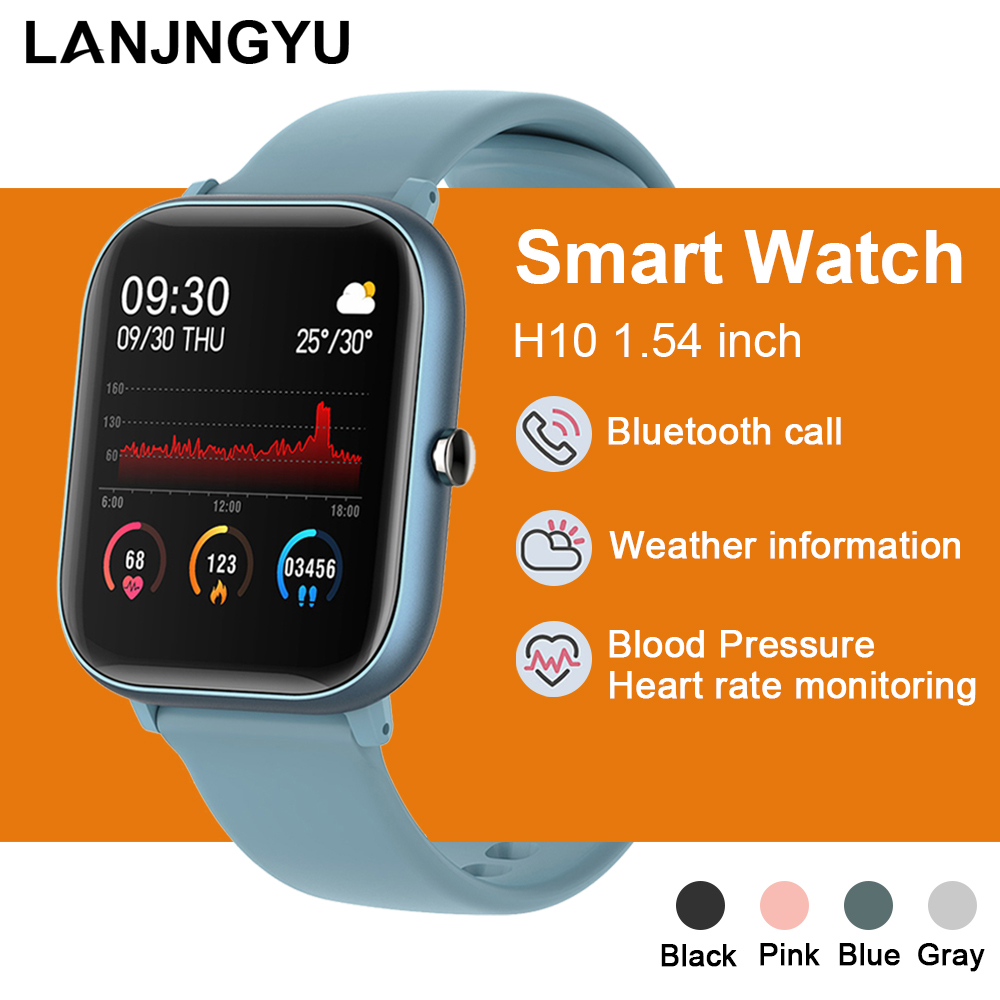 Full Touch Men Smart Watch Women Fitness Tracker Bracelet Blood Pressure Heart Rate Monitor For Android IOS GTS Sport Smartwatchg, Black
Full Touch Men Smart Watch Women Fitness Tracker Bracelet Blood Pressure Heart Rate Monitor For Android IOS GTS Sport Smartwatchg, Black