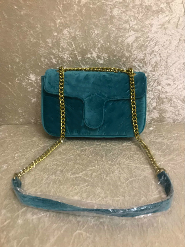 Designer Velvet Handbag, Lady's Bag, Designer Single shoulder bag, Sylvie Luxury handbag, wallet chain, fashion cross-body bag, Blue
Designer Velvet Handbag, Lady's Bag, Designer Single shoulder bag, Sylvie Luxury handbag, wallet chain, fashion cross-body bag, Blue