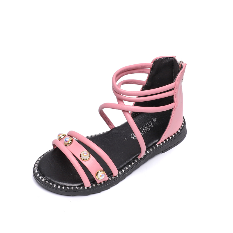 Children Sandals Summer Girls Shoes Fashion Pearl Rome Sandals Girls Sandals In Kids Beach Shoes SH029, White
Children Sandals Summer Girls Shoes Fashion Pearl Rome Sandals Girls Sandals In Kids Beach Shoes SH029, White