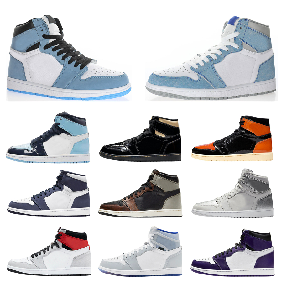 2021 Mens 1 high OG basketball shoes 1s University Blue Chill Court Purple Hyper Royal Silver Toe Black Mocha Gold Smoke Grey men women Sneakers trainers US5.5-12, Gifts
2021 Mens 1 high OG basketball shoes 1s University Blue Chill Court Purple Hyper Royal Silver Toe Black Mocha Gold Smoke Grey men women Sneakers trainers US5.5-12, Gifts