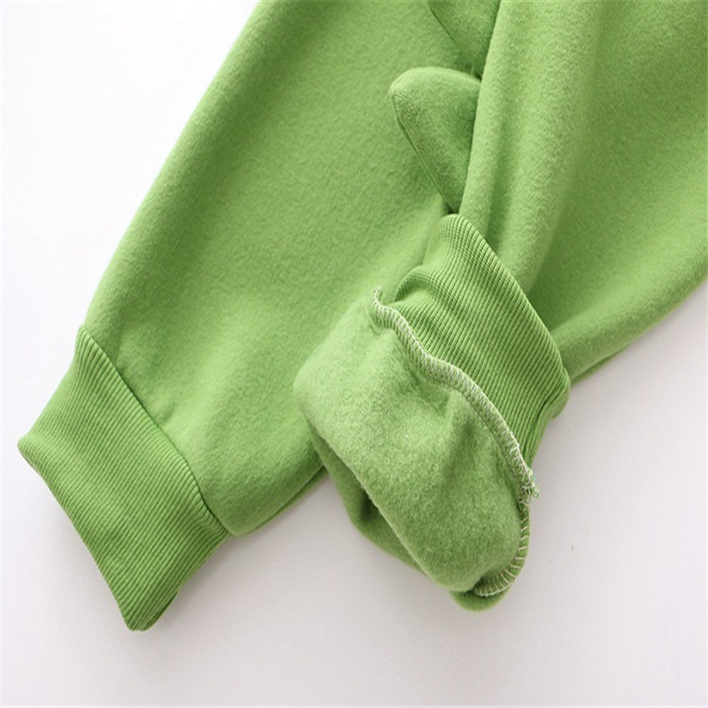 Merry Pretty Women Dinosaur Sweatshirts Hooded Warm Fleece Hoodies Pullovers With Horns Harajuku Hooded Girls Teens Green Hoodie 201212