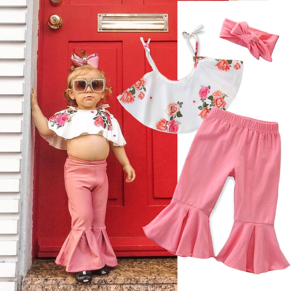 kids clothes set girls Floral outfits children suspender flower print Tops+Flared pants+headbands 3pcs/set 2021 summer baby Clothing Sets Z2528, White
kids clothes set girls Floral outfits children suspender flower print Tops+Flared pants+headbands 3pcs/set 2021 summer baby Clothing Sets Z2528, White