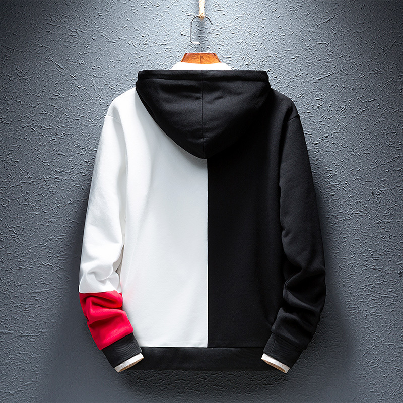 SingleRoad Mens Fashion Hoodies Men Winter Hip Hop Japanese Streetwear Harajuku Colorblock Patchwork Sweatshirt Hoodie Men 201020