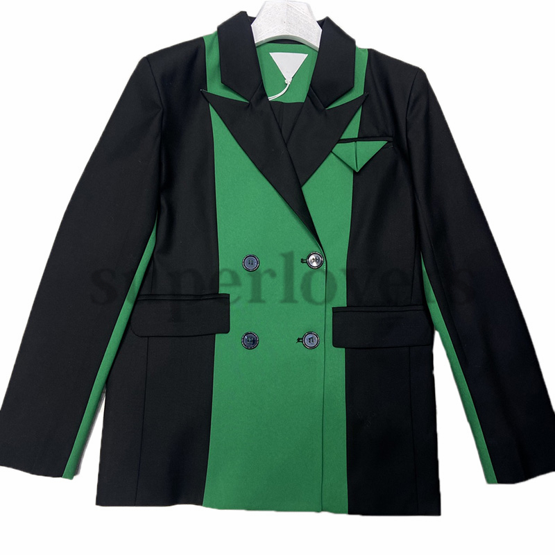 Classic Color Blocked Jacket Womens New Arrival Double Breasted Blazers Top Fashion Pleated Suit 2 Colors, Black /green
Classic Color Blocked Jacket Womens New Arrival Double Breasted Blazers Top Fashion Pleated Suit 2 Colors, Black /green