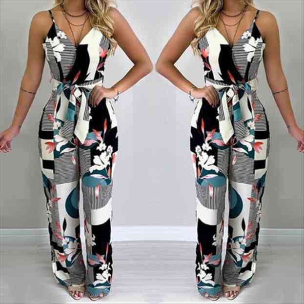 summer women casual sleeveless v-neck jumpsuits ladies boho floral bodysuit wide leg loose long pants trousers plus size, Black;white
summer women casual sleeveless v-neck jumpsuits ladies boho floral bodysuit wide leg loose long pants trousers plus size, Black;white