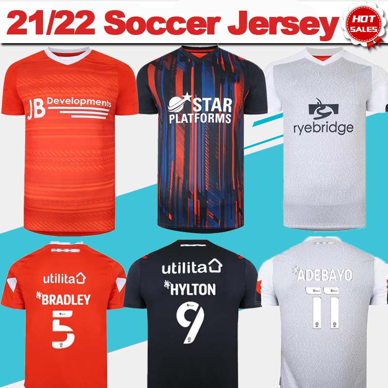 Town Football Jerseys 21/22 #9 HYLTON Home Red Soccer Jersey #11 ADEBAYO Away Shirt 2021/2022 Men #5 BRADLEY 3rd Uniforms, Home no patch
Town Football Jerseys 21/22 #9 HYLTON Home Red Soccer Jersey #11 ADEBAYO Away Shirt 2021/2022 Men #5 BRADLEY 3rd Uniforms, Home no patch