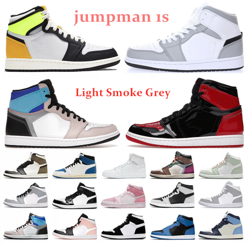 Jumpman 1 1s Mens OG Basketball Shoes Light Smoke Bred Patent Tan Gum Grey Obsidian UNC Hyper Royal University Blue Women Sneakers Trainers Size 36-46
Jumpman 1 1s Mens OG Basketball Shoes Light Smoke Bred Patent Tan Gum Grey Obsidian UNC Hyper Royal University Blue Women Sneakers Trainers Size 36-46