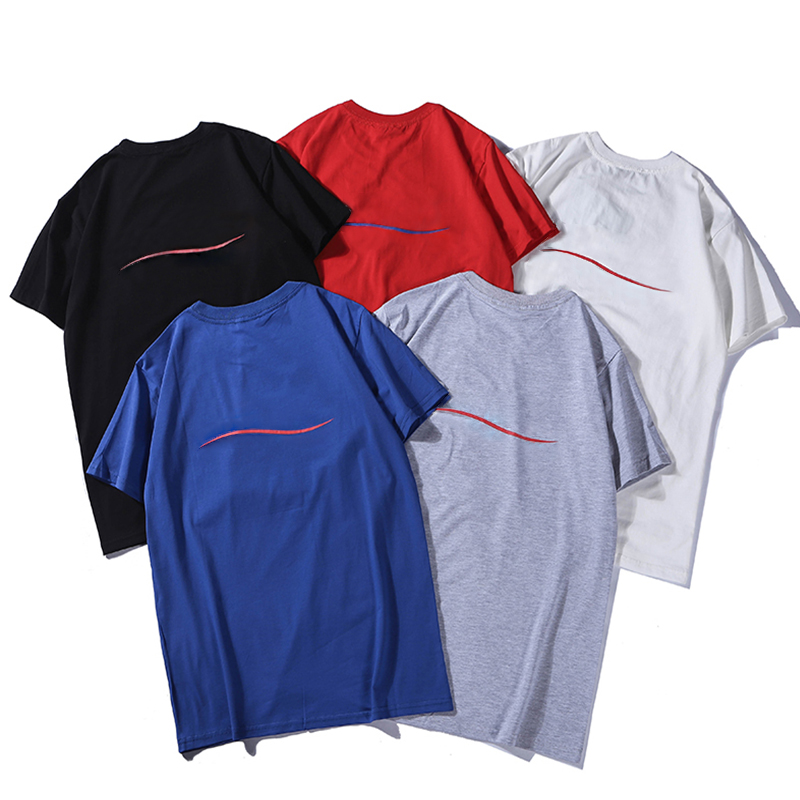 Men Summer Short Sleeve Mens Casual T-shirt Women Loose Top Popular Ins Hot Hip -hop Boy Five Colors Fashion Cool High Quality Letter Print