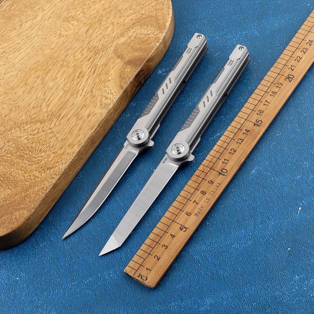 New folding pen M390 blade TC4 titanium alloy handle tactical camping hunting outdoor self-defense kitchen fruit knife EDC tool
New folding pen M390 blade TC4 titanium alloy handle tactical camping hunting outdoor self-defense kitchen fruit knife EDC tool