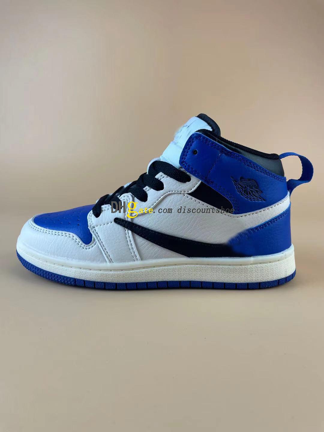 Kids Fragment Design Traviss Scotts 1 Retros High Kid Basketball Shoes Jumpman 1s Mid lightning Overhead kick baby Infant Youth Boys Sneaker, As option picture
Kids Fragment Design Traviss Scotts 1 Retros High Kid Basketball Shoes Jumpman 1s Mid lightning Overhead kick baby Infant Youth Boys Sneaker, As option picture