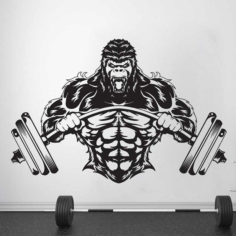 Gym Wall Decal Custom Fitness Decor Workout Art Vinyl Sticker Gorilla Gym Quote Stickers Motivation Crossfit A732 210308
Gym Wall Decal Custom Fitness Decor Workout Art Vinyl Sticker Gorilla Gym Quote Stickers Motivation Crossfit A732 210308