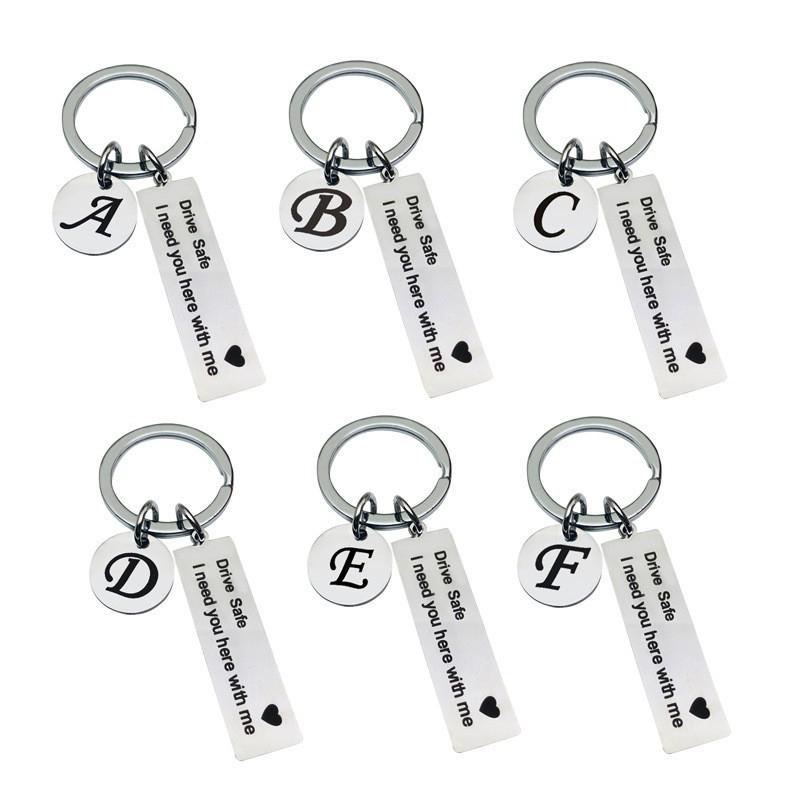 Keychains 1pc Keyring A-Z 26 Initial Letters Drive Safe I Need You Here With Me Boyfriend Husband Valentine Gifts Keychain
Keychains 1pc Keyring A-Z 26 Initial Letters Drive Safe I Need You Here With Me Boyfriend Husband Valentine Gifts Keychain