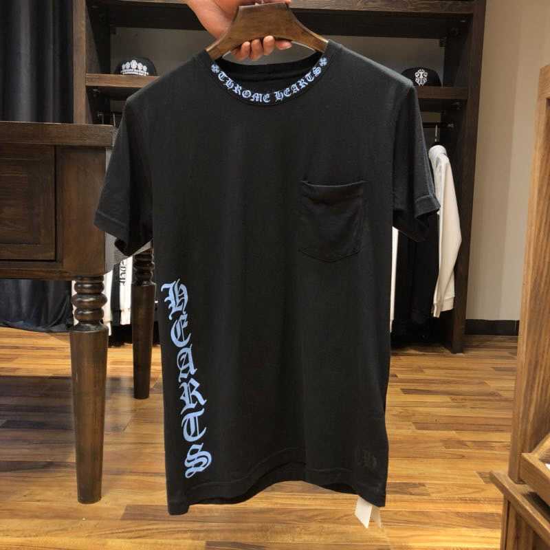 and Chao for brand T-shirt crosin men short sleeve women ch print blue Sanskrit loose half sleeve net red T-shirt for women, White;black
and Chao for brand T-shirt crosin men short sleeve women ch print blue Sanskrit loose half sleeve net red T-shirt for women, White;black