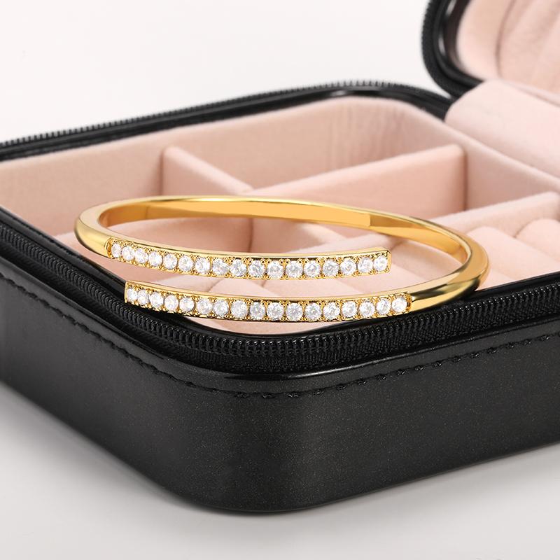 Bangle Minimalist Crystal Zircon Open Bangles Bracelets For Women Wedding Jewelry Girlfriend Gifts Bracelet Femme
Bangle Minimalist Crystal Zircon Open Bangles Bracelets For Women Wedding Jewelry Girlfriend Gifts Bracelet Femme