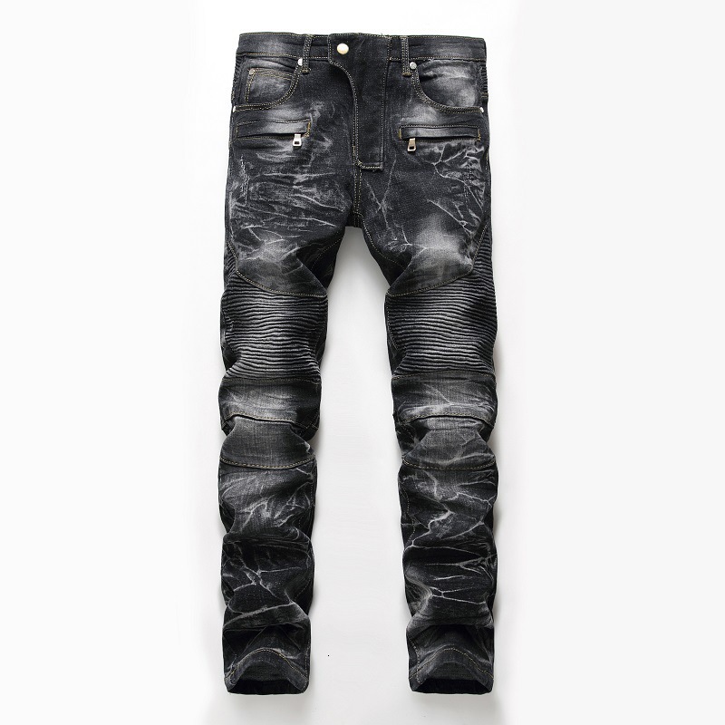 2021 New Autumn Spring Men's Ripped Street Hip Hop Punk Stretch Bike Jeans Trendy Holes Straight Denim Trouers G3q8, 6501 2
2021 New Autumn Spring Men's Ripped Street Hip Hop Punk Stretch Bike Jeans Trendy Holes Straight Denim Trouers G3q8, 6501 2