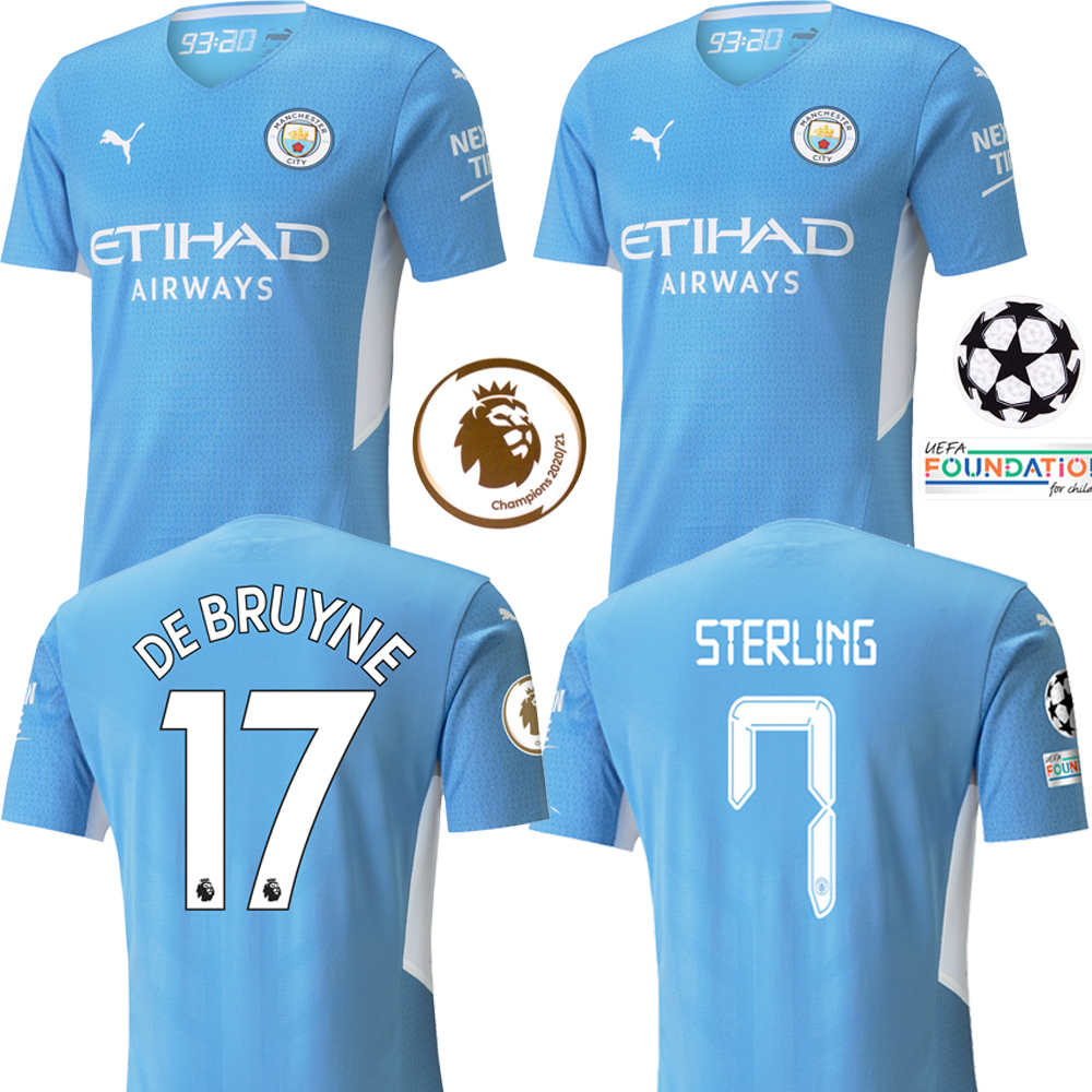 Manchester soccer jersey 20 21 22 G. JESUS CITY STERLING FERRAN DE BRUYNE foden 2021 2022 football shirts MAN uniform men kids kit camiseta, Home
Manchester soccer jersey 20 21 22 G. JESUS CITY STERLING FERRAN DE BRUYNE foden 2021 2022 football shirts MAN uniform men kids kit camiseta, Home