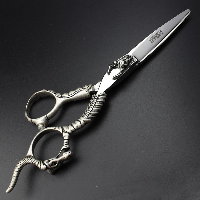 Hair Scissors 6 Inch Cutting And Thinning Design Special Hairdressing Set With Japan 440c Steel Haircuts