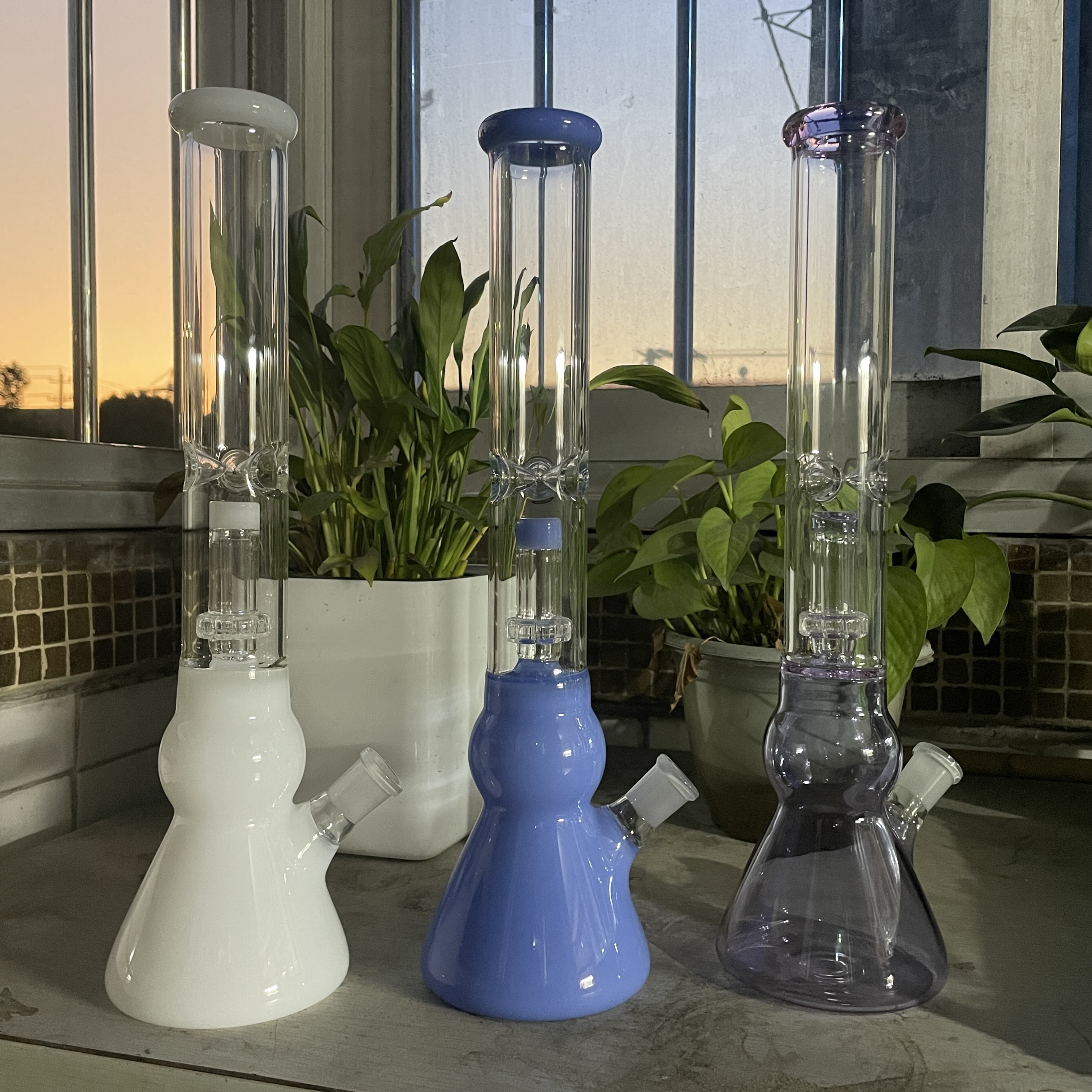 QBsomk hookah Glass water bongs classics design tree perc honeycomb cage 5mm thick bong tall
QBsomk hookah Glass water bongs classics design tree perc honeycomb cage 5mm thick bong tall