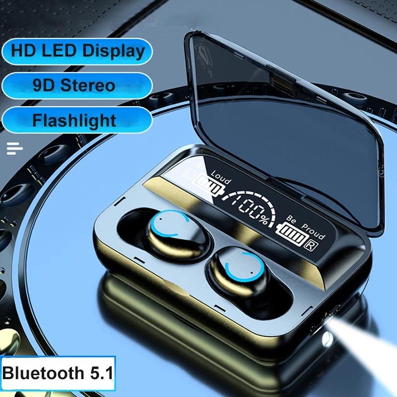 Headphones & Earphones Original TWS Bluetooth 5.1 2000mAh Charging Box F9 Wireless Headphone 9D Stereo Sports IPX7 Gaming Earbuds With Mic
Headphones & Earphones Original TWS Bluetooth 5.1 2000mAh Charging Box F9 Wireless Headphone 9D Stereo Sports IPX7 Gaming Earbuds With Mic