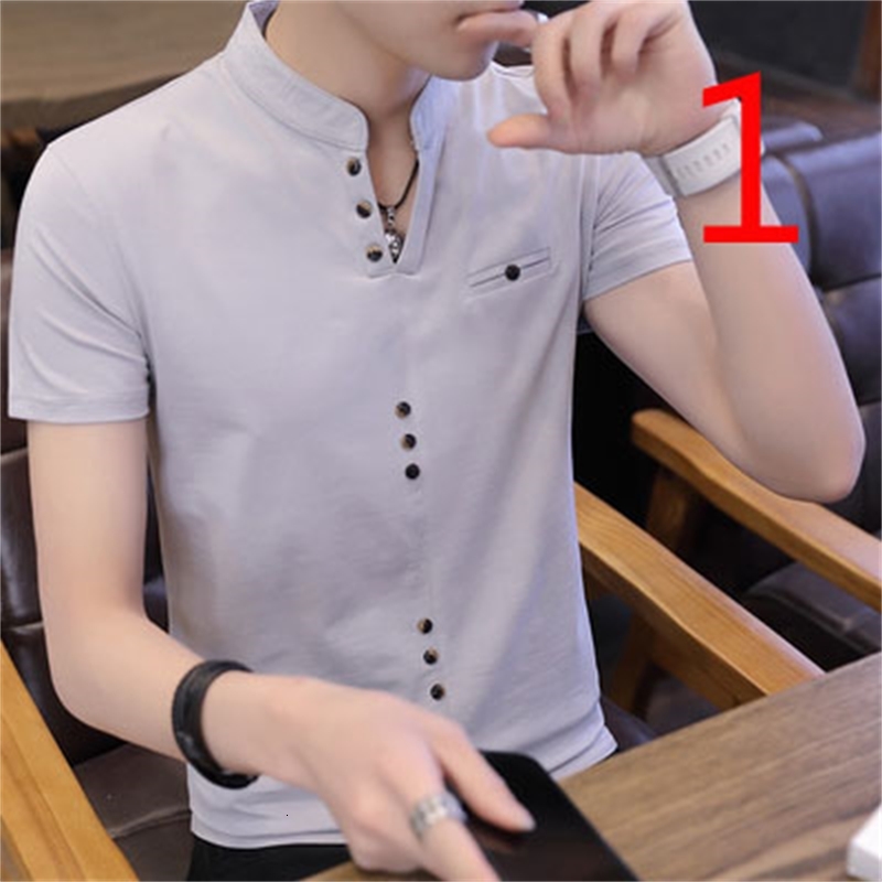 2021 Korean Version of the Self-cultivation Cotton and Men's Half-sleeved Summer Trend New Linen Shirt B35a
2021 Korean Version of the Self-cultivation Cotton and Men's Half-sleeved Summer Trend New Linen Shirt B35a