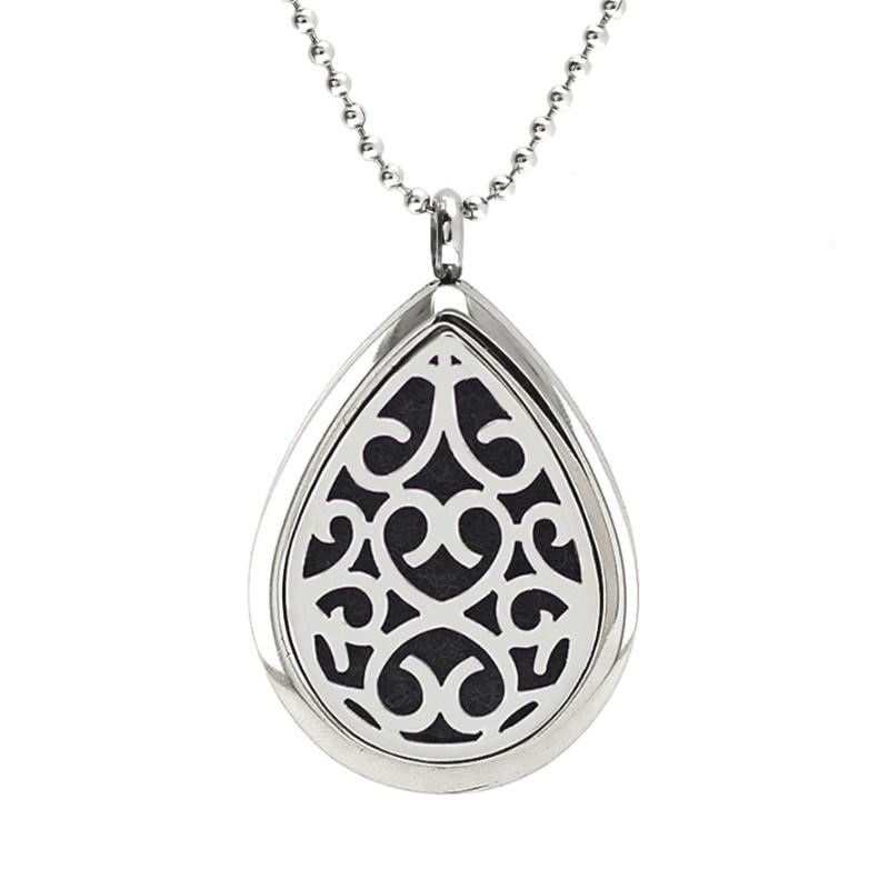 Drop Diffuser Necklace chain jewelry for Women kids femme Stainless Steel Aroma essential Oil magnet locket free 10 pads as gift
Drop Diffuser Necklace chain jewelry for Women kids femme Stainless Steel Aroma essential Oil magnet locket free 10 pads as gift
