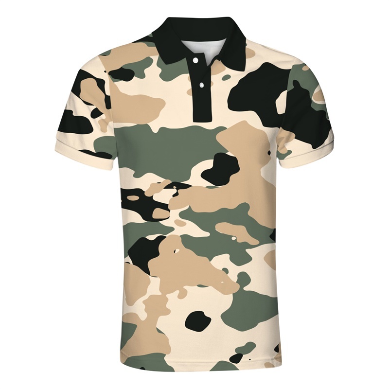 YOUTHUP 3D Mens Polo Shirt Casual 3D Printed Patterns Short Sleeves Polo Shirt Streetwear Male Shirts Plus Size 7XL For Summer 210308