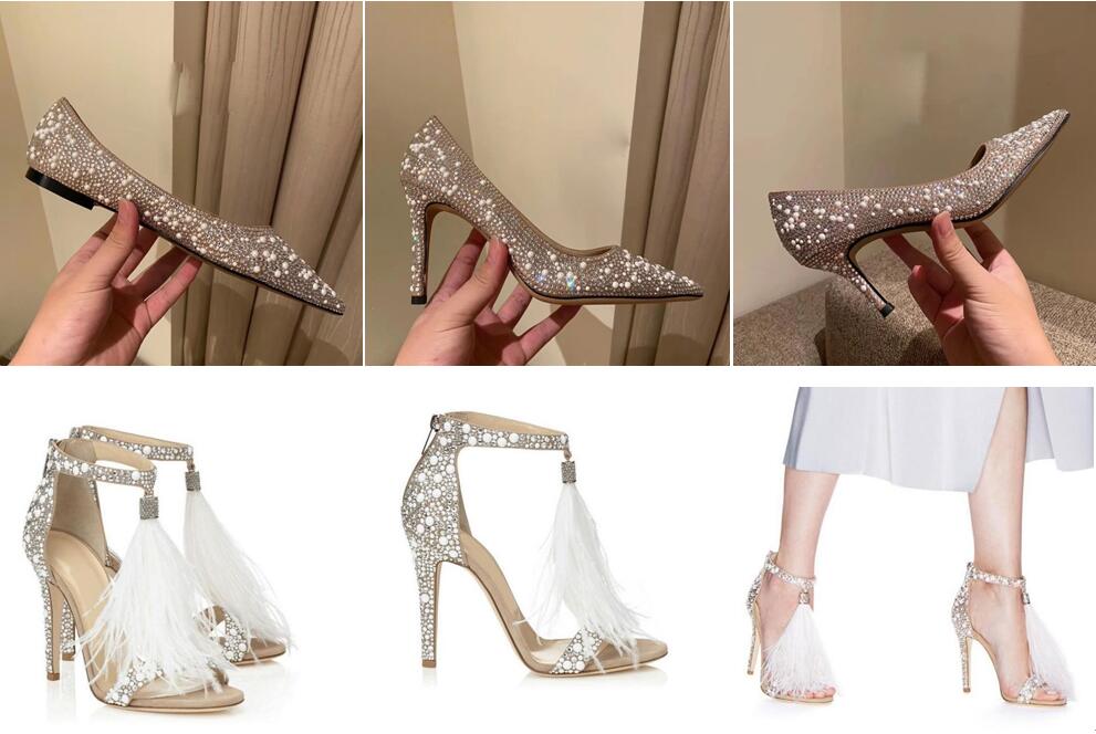 New products spring summer leather Fashion Designer Women Shoes With Feather Rhinestone Sandals High Heels Crystals Party Bridal Shoes Women
New products spring summer leather Fashion Designer Women Shoes With Feather Rhinestone Sandals High Heels Crystals Party Bridal Shoes Women