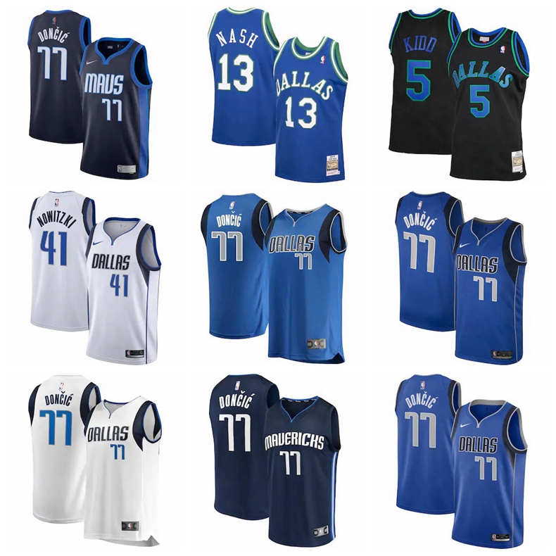 2021 Basketball Jerseys DALLAS MAVERICKS MEN JERSEY Luka Doncic 77 Jason Kidd 05 Dirk Nowitzki 41 Steve Nash 13 Stitched Size S-XXXL Breathable, As the picture
2021 Basketball Jerseys DALLAS MAVERICKS MEN JERSEY Luka Doncic 77 Jason Kidd 05 Dirk Nowitzki 41 Steve Nash 13 Stitched Size S-XXXL Breathable, As the picture