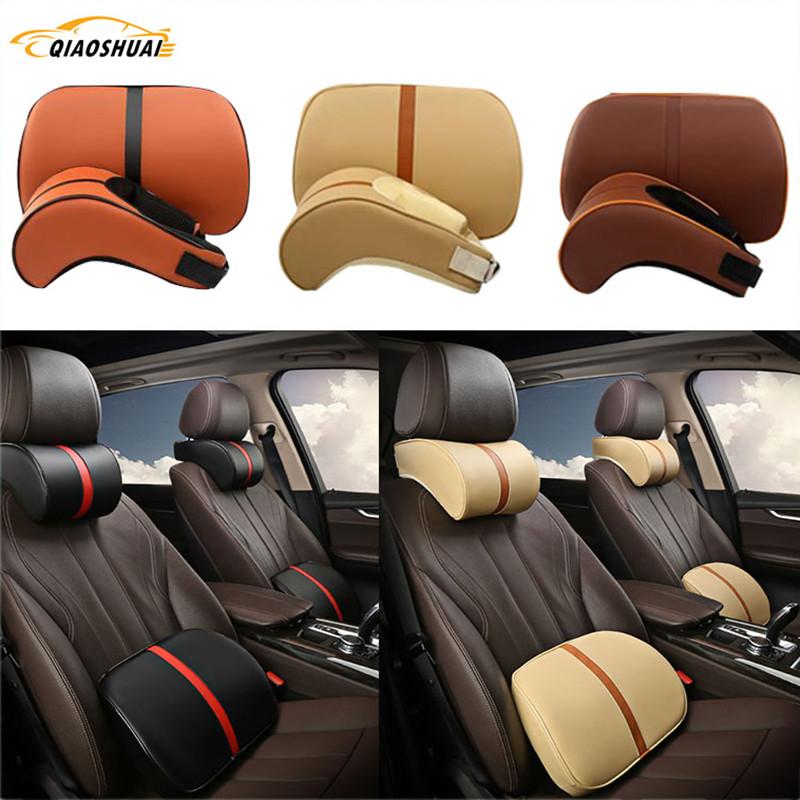 Seat Cushions Car Headrest Travel Rest Neck Pillow PU Leather Auto Memory Foam Pillows Cushion
Seat Cushions Car Headrest Travel Rest Neck Pillow PU Leather Auto Memory Foam Pillows Cushion