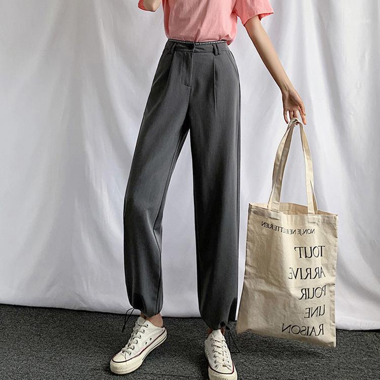 Autumn And Winter Korean-style Loose Straight Pants Drape High-waisted Slimming Drawstring WOMEN'S1, Gray
Autumn And Winter Korean-style Loose Straight Pants Drape High-waisted Slimming Drawstring WOMEN'S1, Gray