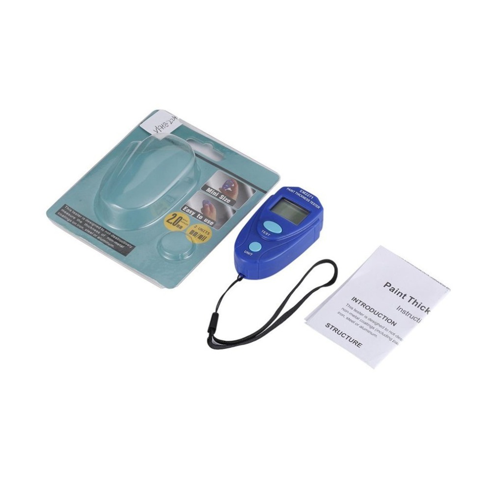 EM2271 Manual Digital Mini Car Paint Thickness Meter Paint Thickness Gauge Car Coating Tester Automobile Coating Thickness Gauge
EM2271 Manual Digital Mini Car Paint Thickness Meter Paint Thickness Gauge Car Coating Tester Automobile Coating Thickness Gauge