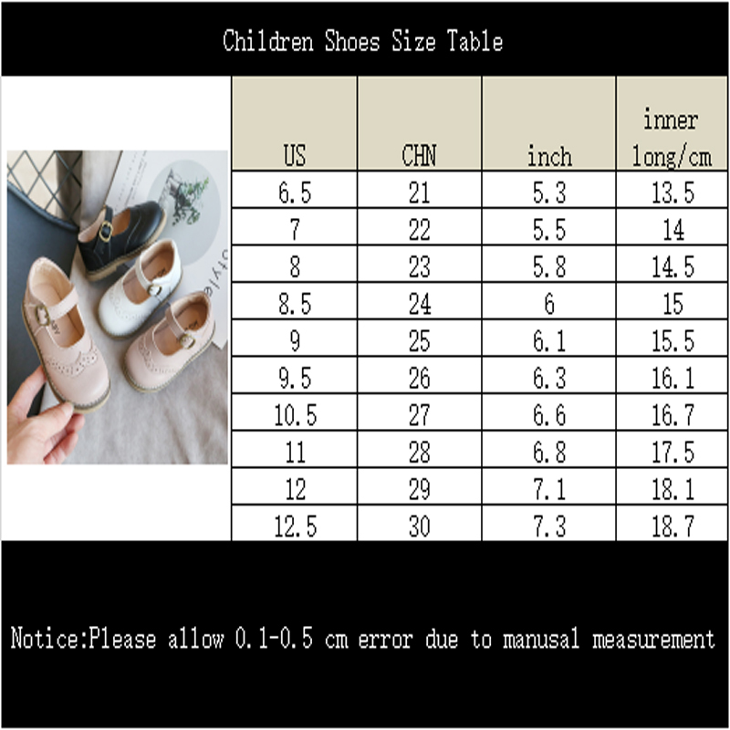 2021new boys casual girls single spring and autumn performance children's leather shoes 210303