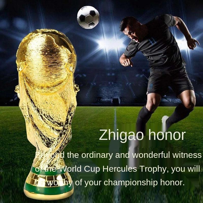 European style golden resin crafts world champion Hercules football trophy fans souvenirs home office decorations
European style golden resin crafts world champion Hercules football trophy fans souvenirs home office decorations