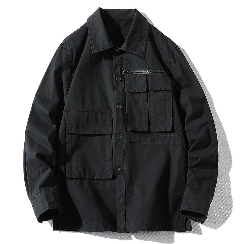 Men's Jackets El-2510 Spring Autumn Men Cargo Shirt Trendy Korean Style Personality Multi-Pocket Tooling Streetwear Hip Hop Coats, Black;brown
Men's Jackets El-2510 Spring Autumn Men Cargo Shirt Trendy Korean Style Personality Multi-Pocket Tooling Streetwear Hip Hop Coats, Black;brown
