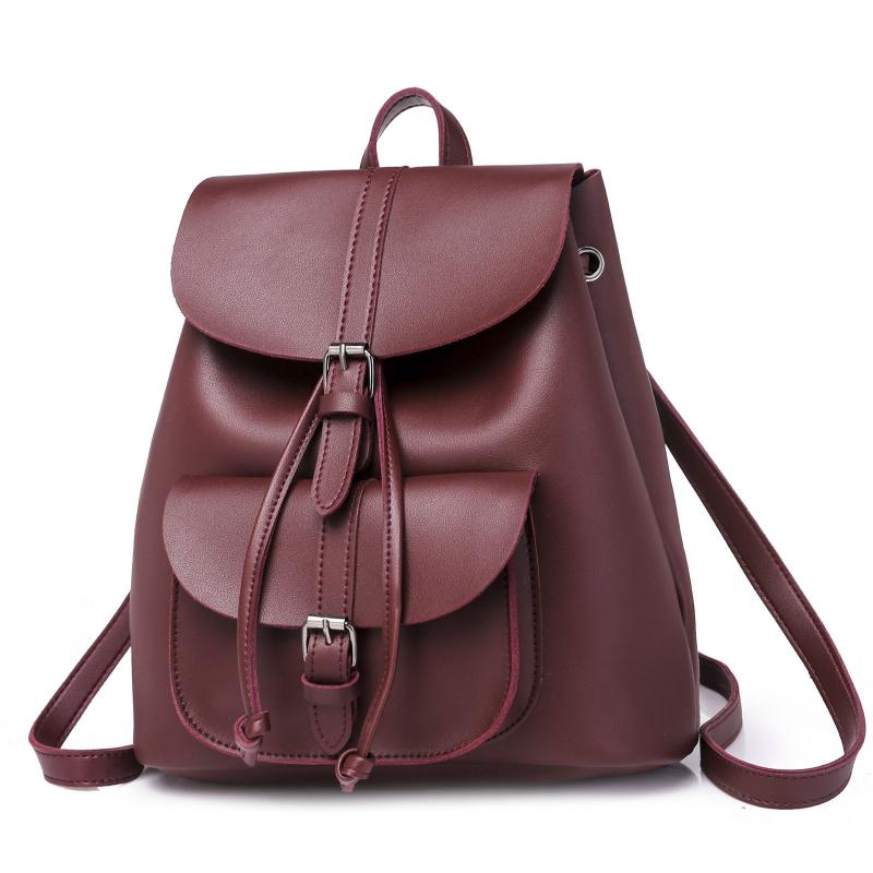 PU Ladies Leather Backpacks Female Book Bags Retro Women Business Bag Fashion Teenage Girl School Bag Simplicity Laptop Backpack, Black
PU Ladies Leather Backpacks Female Book Bags Retro Women Business Bag Fashion Teenage Girl School Bag Simplicity Laptop Backpack, Black