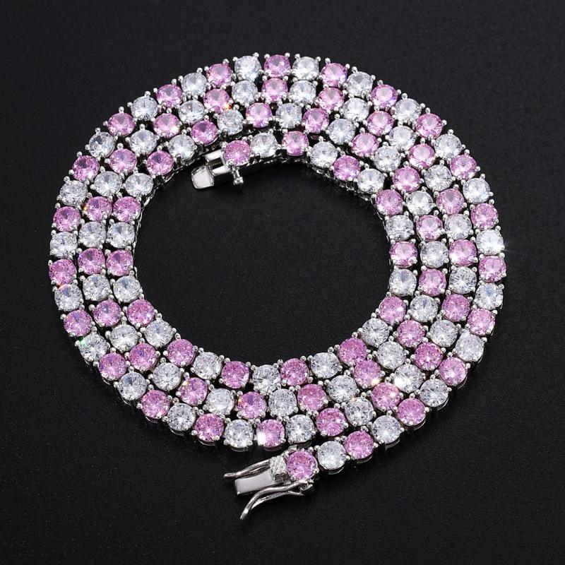 Chains Fashion Charms Iced Out Bling Zircon Cuban Link Tennis Chain Necklace Men Hip Hop Jewelry Pink White Bracelets
Chains Fashion Charms Iced Out Bling Zircon Cuban Link Tennis Chain Necklace Men Hip Hop Jewelry Pink White Bracelets