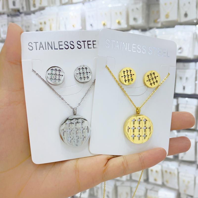 Earrings & Necklace Simple Classic Fashion Double Sided Cross Antique Silver Color Pendant Girl Short Long Chain Necklaces Jewelry For Women
Earrings & Necklace Simple Classic Fashion Double Sided Cross Antique Silver Color Pendant Girl Short Long Chain Necklaces Jewelry For Women