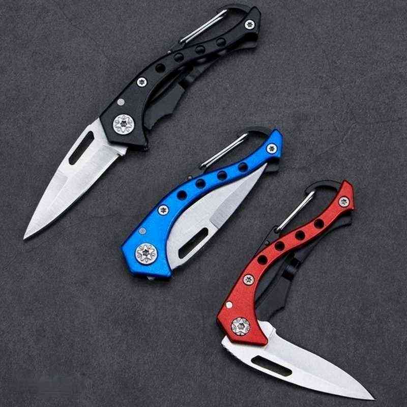 

Outdoor Folding Edc Pocket Mini Hunting Fishing Tactical Survival Knife Portable Keychain Camping Tool