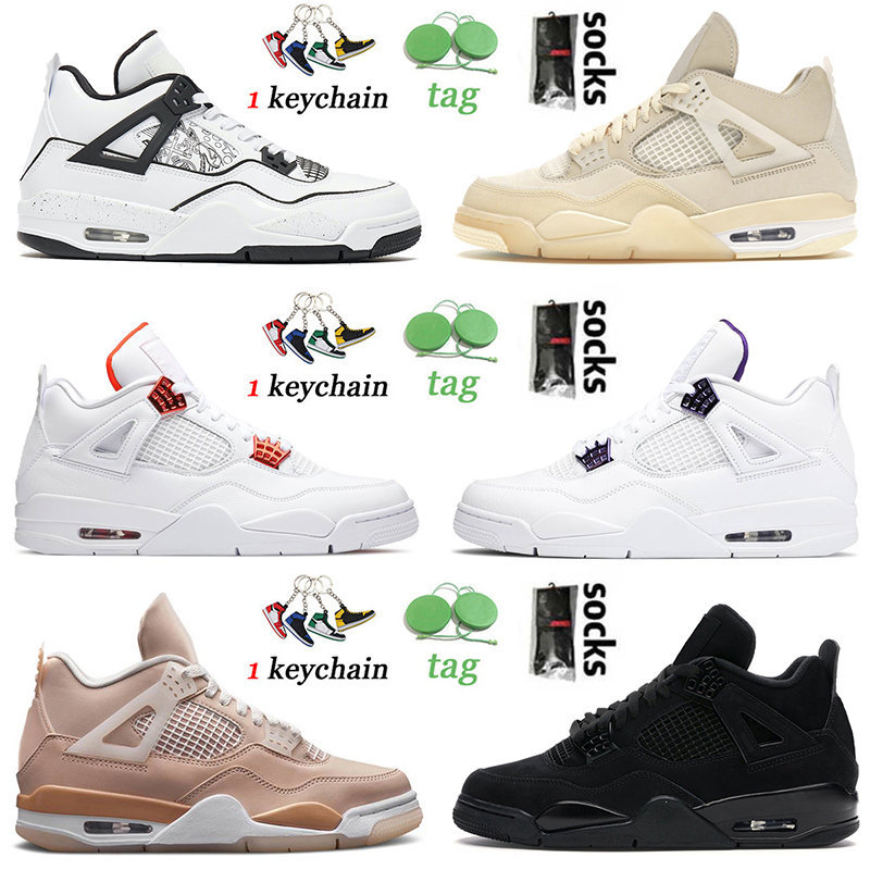 2021 Fashion Jordan 4 Retro Basketball Shoes Air Jordan4s Mens Womens Off Sail DIY Black Cat White Red Purple Metallic Shimmer Jumpman 4s Sn
2021 Fashion Jordan 4 Retro Basketball Shoes Air Jordan4s Mens Womens Off Sail DIY Black Cat White Red Purple Metallic Shimmer Jumpman 4s Sn