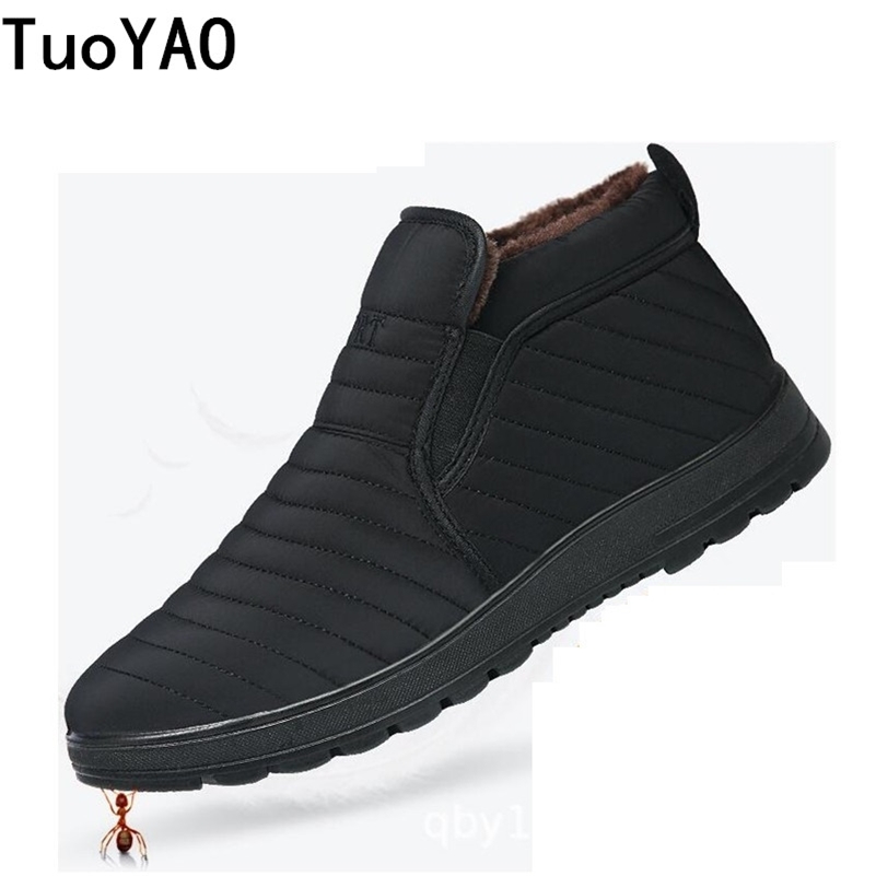 Men Ankle Boots Winter Boots For Men Waterproof Warm Snow Botas Mujer Slip-On Ankle Boots Low Heels Winter Shoes Men 211019, Black
Men Ankle Boots Winter Boots For Men Waterproof Warm Snow Botas Mujer Slip-On Ankle Boots Low Heels Winter Shoes Men 211019, Black