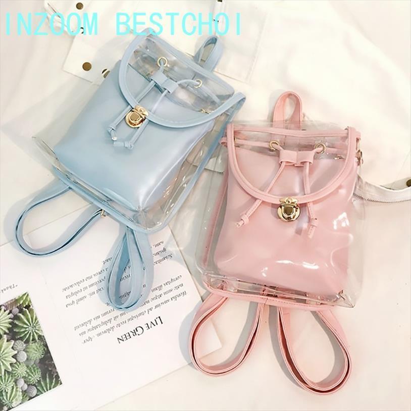 rucksack women transparent bagpack jelly mini backpack summer school bag college back pack for girls mochila transparente
rucksack women transparent bagpack jelly mini backpack summer school bag college back pack for girls mochila transparente