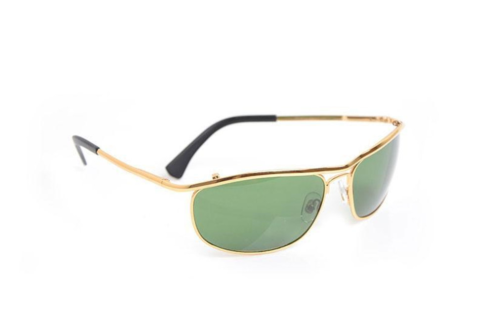 Lightweight outdoor brand men's sunglasses Fashion simple Sunglasses with box dark green glass glasses frame glasses full-frame cool