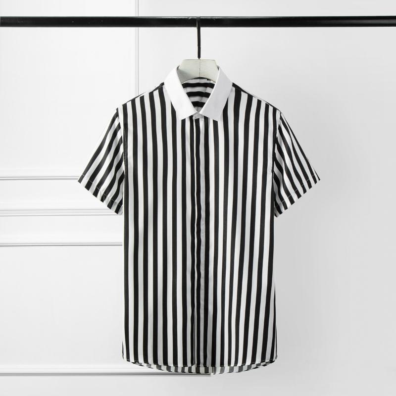 Classic Striped Men Shirt Trend Short Sleeve Mens Dress Shirt Camisa Masculina Mens Shirts Casual Slim Fit Plus Size 4XL, As pic
Classic Striped Men Shirt Trend Short Sleeve Mens Dress Shirt Camisa Masculina Mens Shirts Casual Slim Fit Plus Size 4XL, As pic