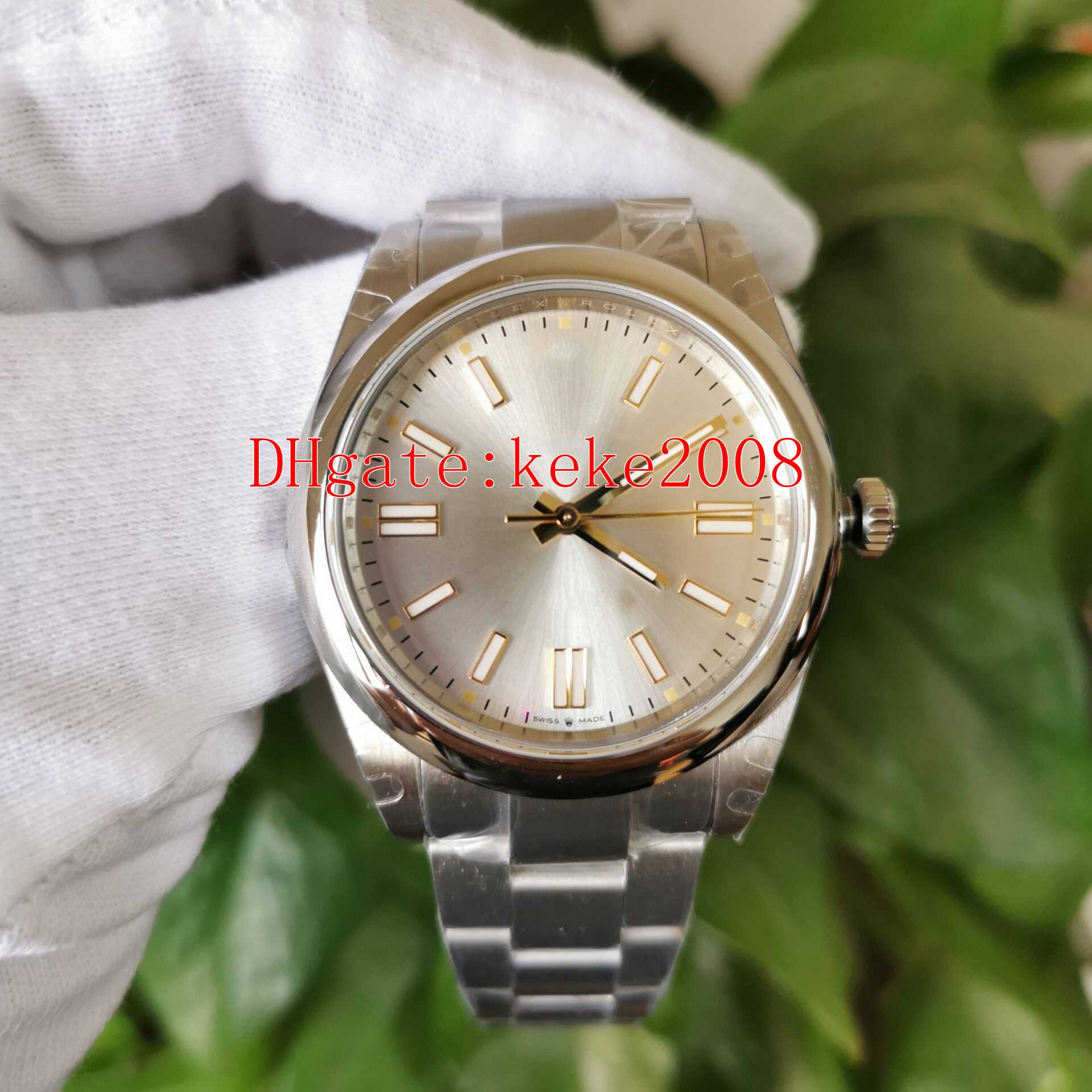 BPF men Wristwatches m124300-0001 124300 41mm Stainless Stee Oyster strap Sapphire 316L Silver dial 2813 Movement Mechanical Automatic Mens Watch, No box papers
BPF men Wristwatches m124300-0001 124300 41mm Stainless Stee Oyster strap Sapphire 316L Silver dial 2813 Movement Mechanical Automatic Mens Watch, No box papers