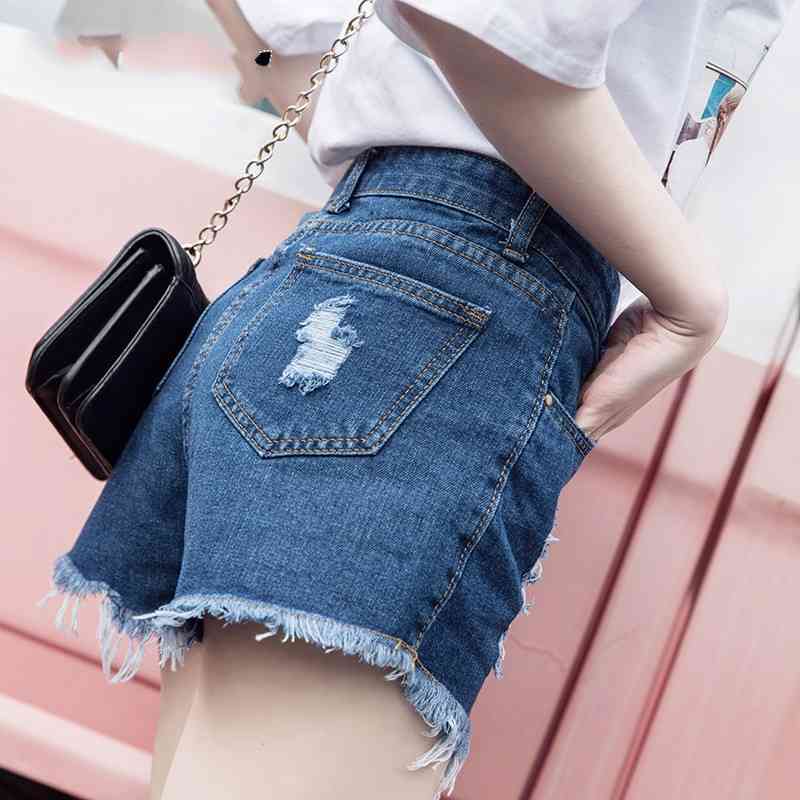 Black Ripped Denim Shorts For Women Plus Size Blue Distressed High Waisted tassel shorts Casual Women's Summer Jeans 210603
Black Ripped Denim Shorts For Women Plus Size Blue Distressed High Waisted tassel shorts Casual Women's Summer Jeans 210603