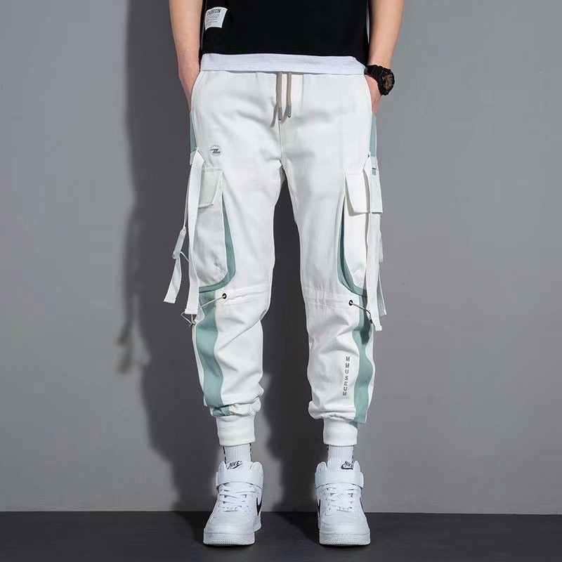 2021 spring and autumn streamer high-waist straight overalls men's trendy brand waistband loose function hip-hop French student pants, Black
2021 spring and autumn streamer high-waist straight overalls men's trendy brand waistband loose function hip-hop French student pants, Black
