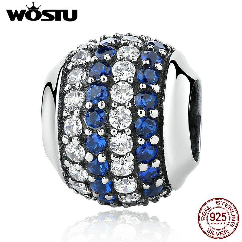 100% 925 Sterling Silver Pave Lights Blue & Clear CZ Charm Beads Fit Original WST Bracelet Authentic Fine Jewelry Q0531
100% 925 Sterling Silver Pave Lights Blue & Clear CZ Charm Beads Fit Original WST Bracelet Authentic Fine Jewelry Q0531