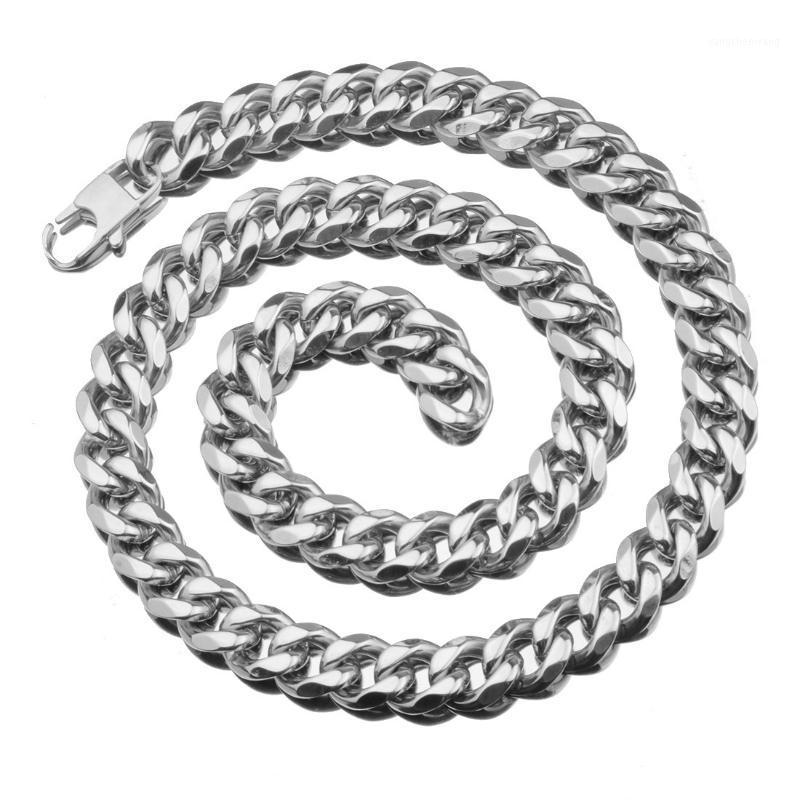 15mm 316L Stainless Steel Curb Cuban Link Chain Jewelry Hip Hop Men Boys Fashion Halloween Gift 7-40inch Chains
15mm 316L Stainless Steel Curb Cuban Link Chain Jewelry Hip Hop Men Boys Fashion Halloween Gift 7-40inch Chains
