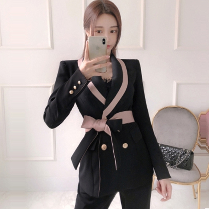 ZAWFL Pant Suit Women Office Ladies Wear Business Formal Work Elegant Double Breasted Blazer Two Piece Set Pantsuits 210525, Picture color
ZAWFL Pant Suit Women Office Ladies Wear Business Formal Work Elegant Double Breasted Blazer Two Piece Set Pantsuits 210525, Picture color