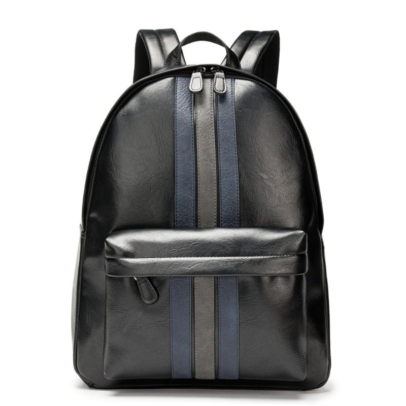 Black PU Leader Backpack for Men Bookbag School Laptop Computer Anti Theft High Quality Bag Work Business Zopper Fashion 2021
Black PU Leader Backpack for Men Bookbag School Laptop Computer Anti Theft High Quality Bag Work Business Zopper Fashion 2021